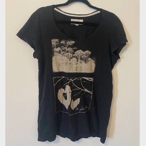 American Eagle Black Indie Scenic T-shirt